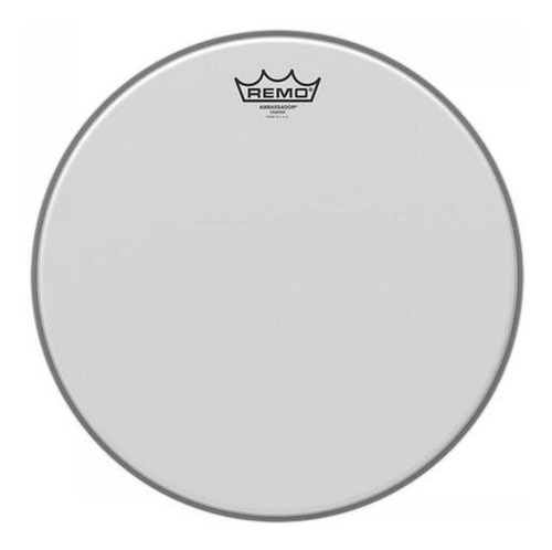 Parche Remo Ambassador Ba-011200 12 Pulgadas Aspero Blanco 