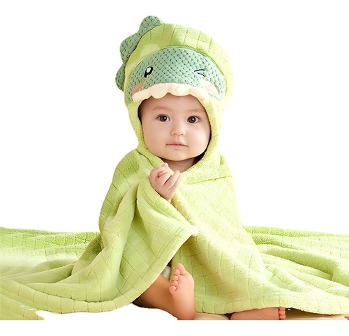 ...toalla De Baño Infantil Grande Suave Con Capucha 105cm...