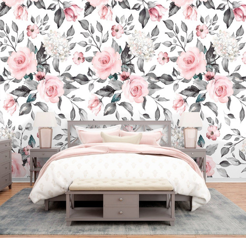 Imagen 3 de 10 de Vinilos Decorativos Mural Pared Flores, Floral