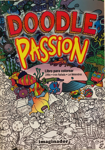 Doodle Passion Libro Para Colorear (garabatos) - Zifflin