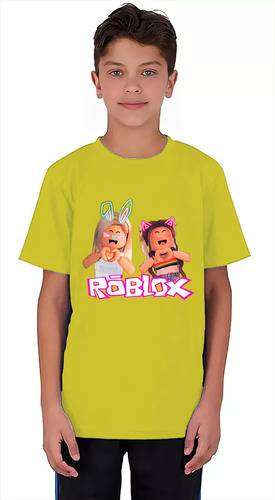 Polera  Chica Roblox Cod 0002