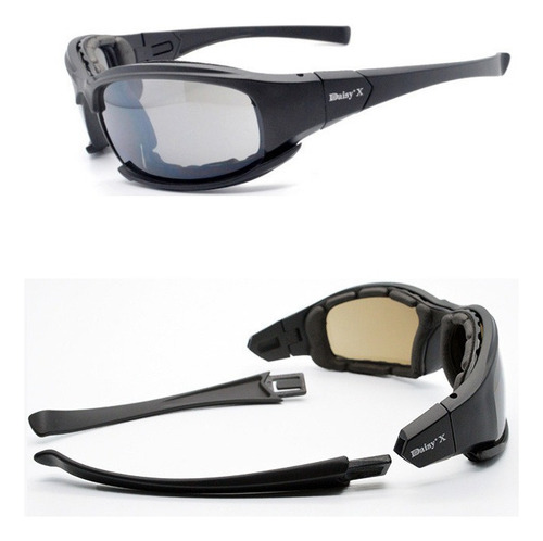 Lentes Tácticas Sport Senderismo Shooting Lentes De Sol