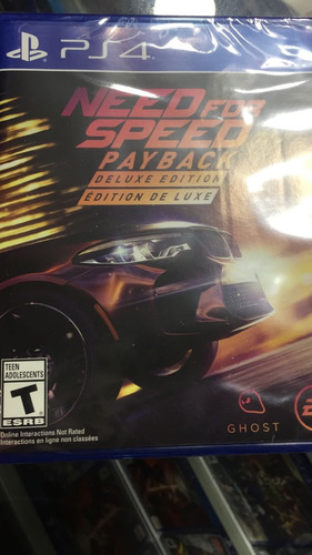 Need For Speed Payback Deluxe Edition Ps4