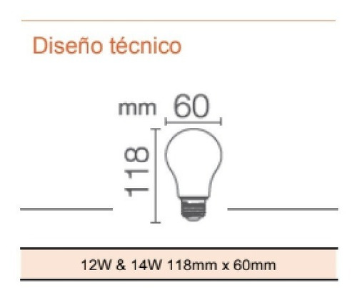 Pack X 10 Lámpara Led Osram 12w Luz Calida E27