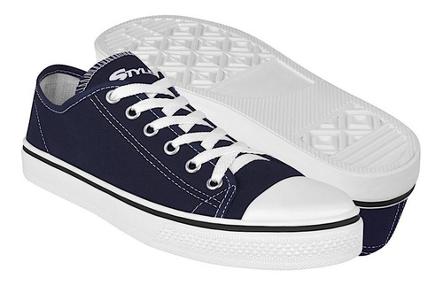 Tenis Casuales Caballero Stylo 860 Textil Azul