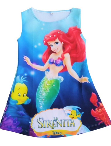 Vestido De Sirenita Princesa Ariel