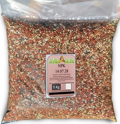 Fertilizante Npk 14 07 28 - 25kg Para Bananeira Abacaxi Mang