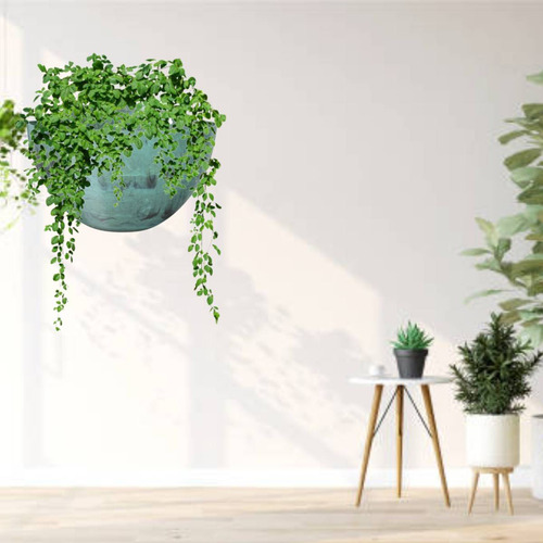 3x Cachepô Elegance De Parede Médio (5,5l) Verde Nutriplan