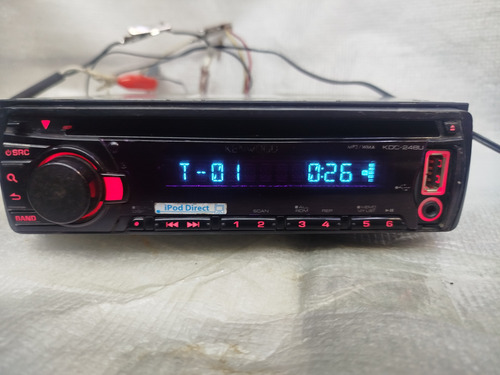 Autoestéreo Kenwood Kdc-248u Usb Bt Audio Adaptado (Usado)