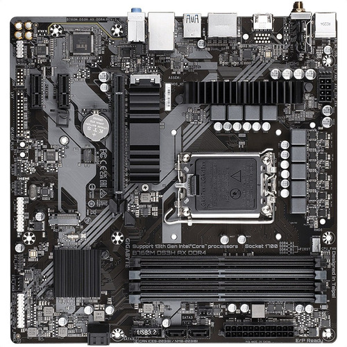 Tarjeta Madre Intel Gigabyte B760m Ds3h Ax Ddr4 Lga1700 Wifi