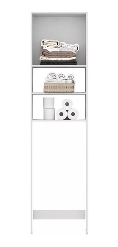 Imagen 3 de 5 de Mueble Para Baño Sobre Inodoro Multiuso Aéreo Con Estantes