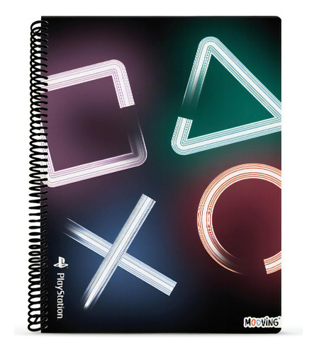 Cuaderno Universitario Playstation 80 Hjs T/sr Mooving Color 2