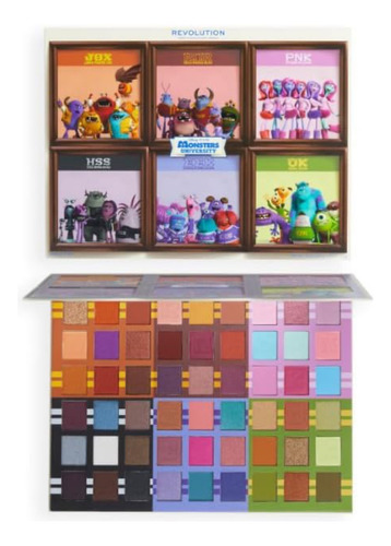 Paleta De Sombras Makeup Revolution London Monsters Univers Multicolor