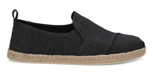 Alpargada Toms Espadrille Washed Negro