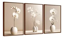 Comprar Quadros Decorativos Flores Orquídea Boho Luxo Com Moldura