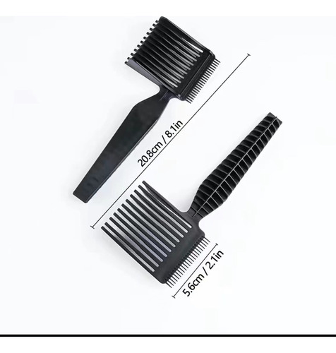 Peineta De Barbero Barber Fade Combs Para Hombre