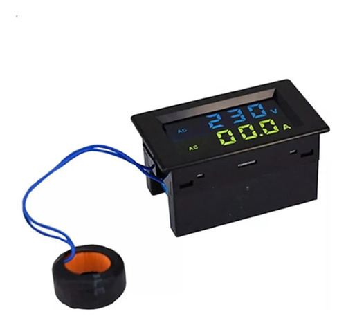 * Voltímetro Amperímetro Con Doble Pantalla Lcd Digital D85-