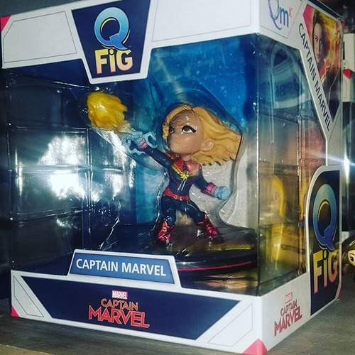 Funko Pop - Q Fig - Capitana Marvel - Deadpool - Spiderman