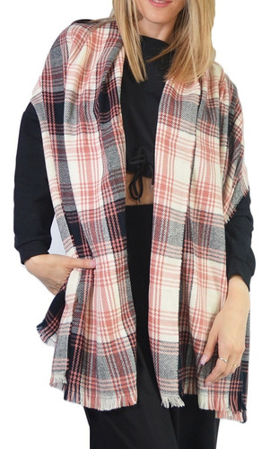 Ruana Pashmina Precio Por Mayor X6 Bufanda Bufandon Harpia 