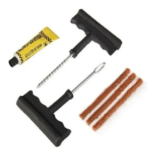 Imagen 2 de 7 de Kit Repara Cubiertas Pinchaduras Tarugos Moto-cuatri-auto