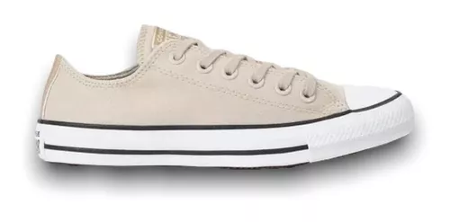 Tênis Converse Chuck Taylor All Star Ox Bege Claro/Ouro - Ct17300001