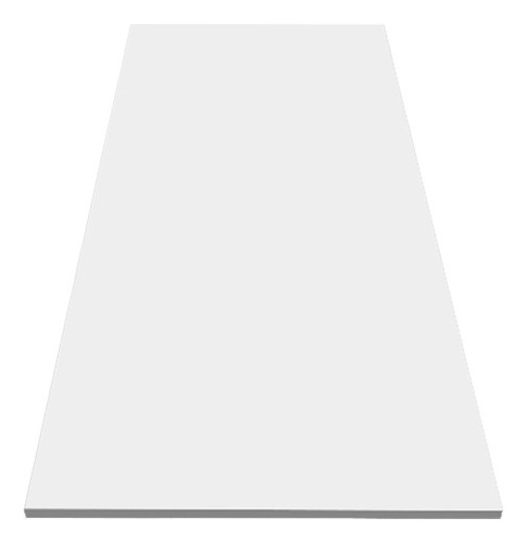 Prateleira Tampo Branco 140x80 25mm 100% Mdf Sem Suportes