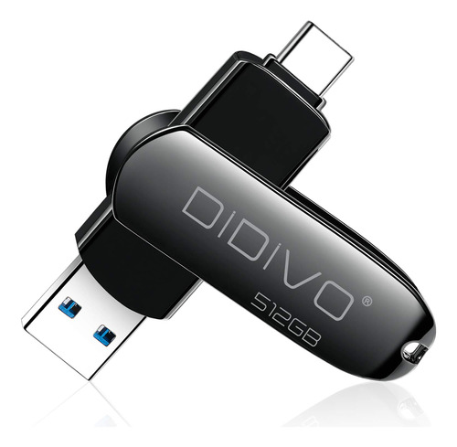 Didivo Thumb Drive - Unidad Flash Usb C De 512 Gb 2 En 1, Do