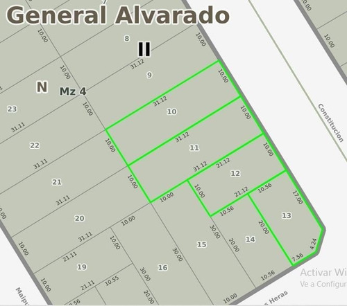 Imagen 1 de 3 de 4 Lotes Linderos Disponibles En Barrio Bristol