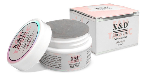 Gel Construtor Xed Led Uv Pink Nude Alongamento De Unha Gel