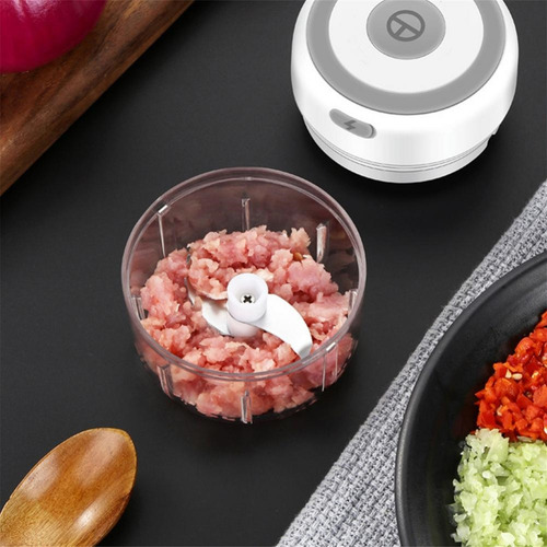 Máquina De Ajo Eléctrica Inalámbrica Para Alimentos, Verdura