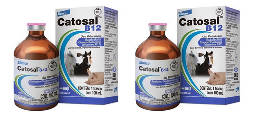 Kit 2 Unidades - Catosal B12 Vitamina 100ml Elanco