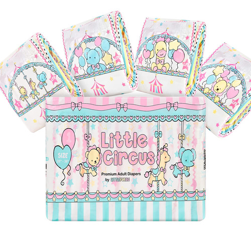 Littleforbig Panal Estampado Adulto 10 Piezas  Little Circu