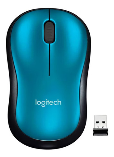 Mouse Logitech M185 Inalámbrico Azul Usb