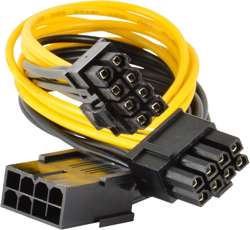 Pcie Splitter Adaptador 8 Pines A 6+2 Mineria Gaming Rig.