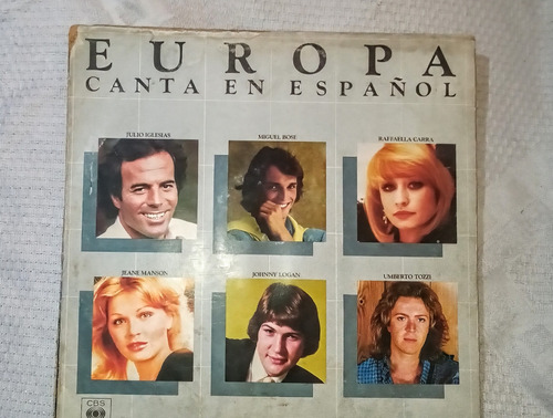 Europa Canta En Español (l.p) Disco 