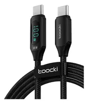 Comprar Pd100w Tipo C Cable Carga Rapida Usb 2 Metros Pantalla Datos