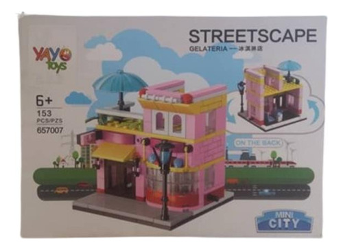 Juego Armable 153 Piezas Heladeria Mini City Juguetes