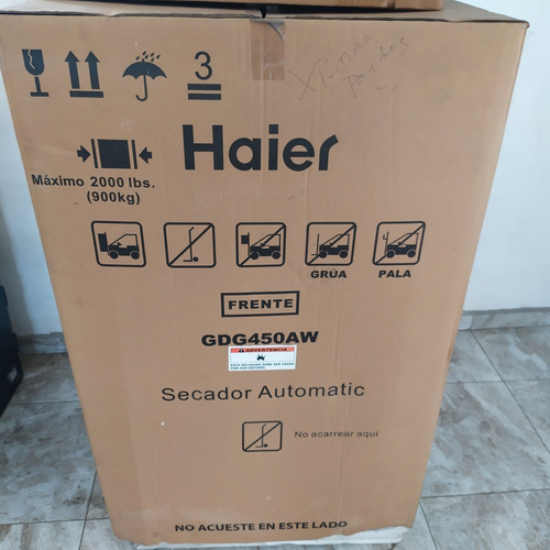 Secadora A Gas Haier.