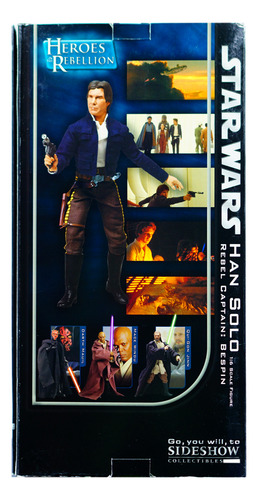 Star Wars Sideshow Heroes Rebellion Han Solo Bespin 1:6 Msi