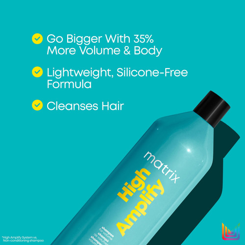 Shampoo Matrix High Amplify Volumizing 1l Sem Silicone