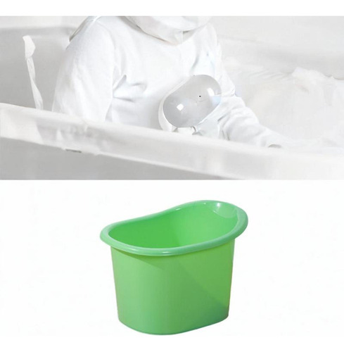 Cubo De Ducha Para Bebés, Bañera Infantil Verde