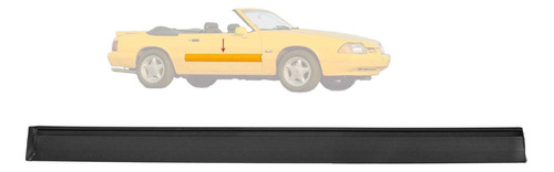 Moldura Derecha De Puerta Mustang Lx 1987 Al 1993 