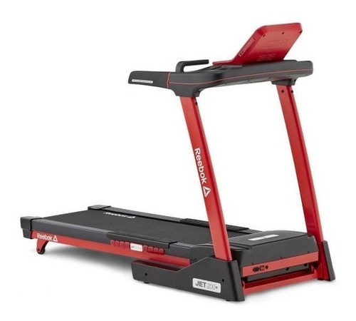 Imagen 2 de 7 de Cinta de correr eléctrica Reebok Jet 200+ 220V color negro y rojo