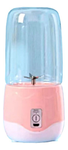 Mini Liquidificador Portátil Recarregável Mixer Juice Copo Cor Rosa 110v/220v
