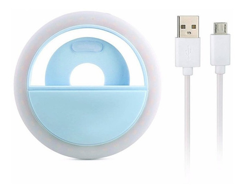 Aro Luz Led Selfie Recargable Usb Celular Ring Light Tablet