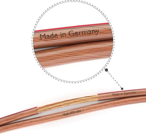 Cables Parlantes Audio Hifi 1.5 Mts - Nakamichi Kabeldirekt