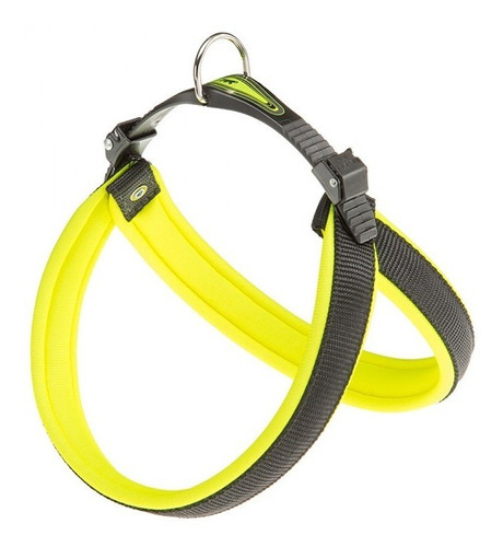 Arnes Pechera Regulable Perro Ferplast Agila Fluo 7 Amarillo