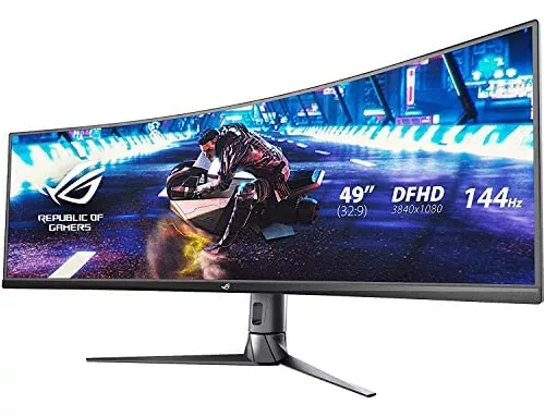 Asus Rog Strix Xg49vq Monitor Curvo Freesync Para Juegos De