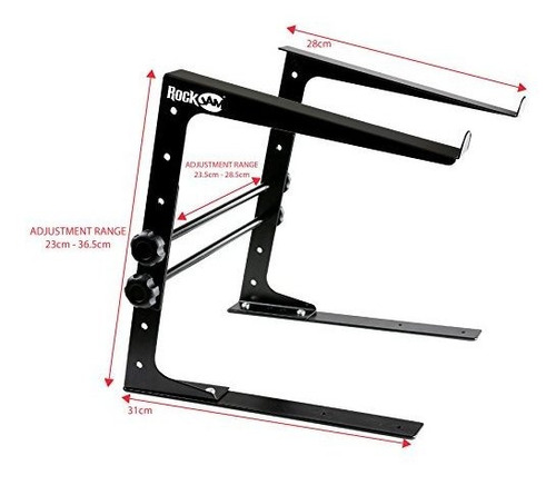 Rockjam Soporte Portatil Para Dj Altura Ajustable Diseño Cd