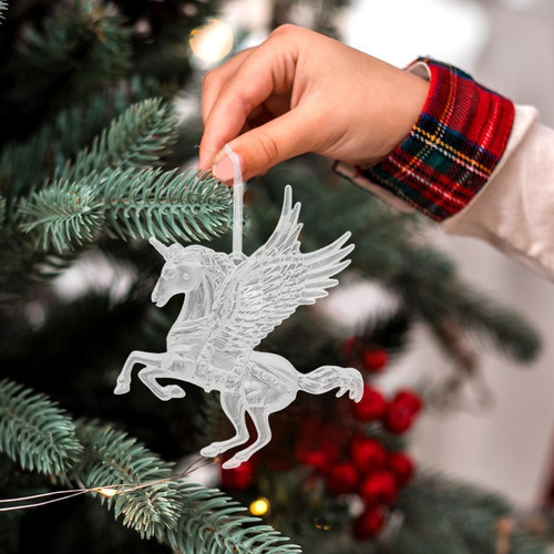 Adornos Navideños De Acrílico Transparente Adornos De Acríli